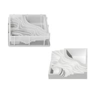 Stampo in silicone per piante grasse per paesaggi terrazzati in silicone per piante grasse per realizzare sapone per paesaggi
