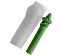 Stampo in silicone per pilastro di Babbo Natale per la decorazione natalizia Stampo in silicone per fare sapone per uso alimentare Babbo Natale
