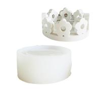 Stampo in silicone per portacandele, albero di Natale, fiore, tealight basi, stampo in silicone per progetti artigianali, forniture artigianali fatte a mano