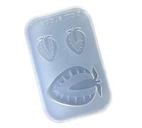 Stampo in silicone per principianti a forma di mezza fragola per la fabbricazione semplice utilizzato in resina sapone resina mestiere stampo