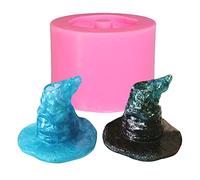 Stampo in silicone per resina epossidica a forma di cappello da mago, riutilizzabile di alta qualità, per creare gioielli fai da te in argilla caramella, decorazione per torte e cupcake