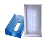 Stampo in silicone per resina - Stampo per lampada da tavolo 3D fatto a mano | Stampo epossidico rettangolare per stampaggio in resina riutilizzabile | Stampo per candele a rilascio semplice, per la