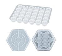 Stampo in silicone per scacchiera, stampo per, Set | Stampi per epossidica a scacchi per la realizzazione artigianato artistico fai-da-te, feste