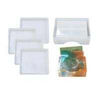 Stampo in silicone per scatola di immagazzinaggio in cristallo epossidico fai-da