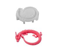 Stampo in silicone per sculture a forma di drago, per modellini artigianali fatti a mano