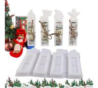 Stampo in silicone per soldi, 4 cavità, decorazione per casting, per uso domestico, per feste e per la raccolta di oggetti in classe