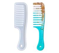 Stampo in silicone per spazzola per capelli - Stampo per stampaggio in resina epossidica, kit per la produzione di pettini, set di 4 stampi, strumenti per la creazione di gioielli fatti a mano, kit di