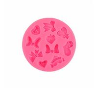 Stampo in silicone per torta di fagioli verdi, stampo per caramelle al cioccolato, per dessert, blocco di ghiaccio, decorazione per cupcake fatti a mano, strumento di cottura a forma di fiocco in