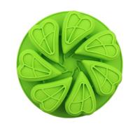 Stampo in silicone per torte, 7 cavità a forma di cuore, facile rilascio, stampo per cioccolato, gelatina, dessert, cioccolato, caramelle, sapone,