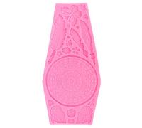 Stampo in Silicone per Torte con Texture Ali di Farfalla e, Stampo da Forno in Silicone Alimentare, Dimensioni 26x12cm Rosa - Resistente Alte Temperature, Antiscivolo, (Rosa)