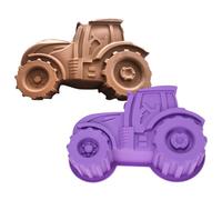 Stampo in silicone per torte, divertente strumento per la realizzazione di torte, stampi antiaderenti a forma di trattore | Accessori per torte al cioccolato, grande stampo da forno per bambini, per