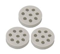 Stampo in silicone per torte, fondente, 3 pezzi, a forma di lampone, flessibile, morbido, facile da sformare, per uso alimentare, per decorazioni fai da te per torte al