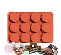 Stampo in silicone per torte, stampi in silicone per dolci - Stampo per torte in silicone a 12 cavità, stampi per cioccolatini, stampo per torte per gelatina, budino, ghiaccio, fai da te
