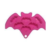 Stampo in silicone per torte, vassoio per ghiaccio, sapone a forma di pipistrello, per cuocere e congelare creativi, in varie forme, per uso alimentare