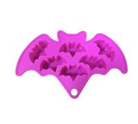 Stampo in silicone per torte, vassoio per ghiaccio, sapone a forma di pipistrello, per cuocere e congelare creativi, in varie forme, per uso alimentare