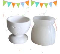 Stampo in silicone per uova a forma di cuore, stampo in silicone, multiuso, 2,36 x 2,36 cm, contenitore per cucina per area da cucina, tavolo da pranzo
