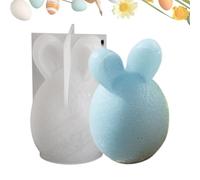 Stampo in silicone per uova di Pasqua a strisce - Stampo per pasquali | in resina per Pasqua Decorazioni per la casa | gesso Ornamento da tavolo cemento e gesso | Lavoretti con