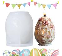 Stampo in silicone per uova di Pasqua: senza leva in uovo di cioccolato, torte e dolci | Stampo in silicone per Pasqua, stampo per dessert per festival di primavera, vassoio