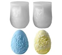Stampo in silicone per uova di Pasqua, stampi in silicone, stampi per candele pasquali, stampi in silicone per uova di Pasqua, stampi per candele in silicone, stampi per candele in silicone (A+B)
