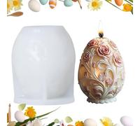 Stampo in silicone per uova di Pasqua, stampo in silicone per Pasqua,Stampo riutilizzabile per candela per statua ' - stampaggio in resina epossidica, stampaggio in gesso, arte per primavera