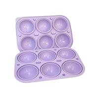 Stampo in silicone per uova, stampi rotondi in silicone,Macchina per palline di ghiaccio | Vassoio per cubetti di ghiaccio, stampo per ghiaccio sferico, design unico per cubetti di ghiaccio, candele