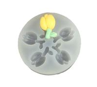 Stampo in Silicone Per Uso Alimentare Per Accessori in Resina Artigianale Con Stampi in Silicone Per Boccioli Fiori Tulipani Frangipani Per La Produzione Sapone Per Candele