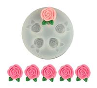 Stampo in Silicone Per Uso Alimentare Per Accessori in Resina Artigianale Con Stampi in Silicone Per Boccioli Fiori Tulipani Frangipani Per La Produzione Sapone Per Candele