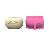 Stampo in silicone per vasi di fiori, fioriere e ornamenti, durevole, flessibile, riutilizzabile, per resina di calcestruzzo, decorazione fai da te per la casa, giardino, fioriere e artigiani