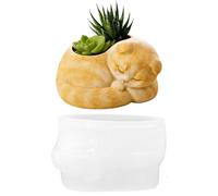 Stampo in Silicone per Vasi | Stampo Creativo a Forma di Gatto | Forma in Silicone per Portagioie - per portapenne cactus casa appartamento vacanze feste amanti gatti