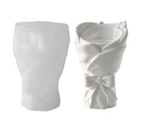 Stampo in silicone per vaso a forma di bouquet, 3D e stampo a forma | Il materiale in silicone flessibile e riutilizzabile consente una facile rimozione, perfetto per lavori fai da te fatti a