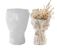 Stampo in silicone per vaso a forma di bouquet, 3D e stampo a forma | Il materiale in silicone flessibile e riutilizzabile consente una facile rimozione, perfetto per lavori fai da te fatti a