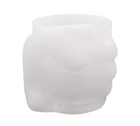 Stampo in silicone per vaso di stoccaggio creativo mano sinistra e destra pugno portapenne posacenere artigianato casa L scatola di immagazzinaggio gioielli