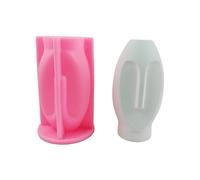 Stampo in silicone per vaso per piante con volto umano unico vaso di fiori per il viso umano per contenitore in resina di calcestruzzo Vaso da fiori in silicone stampi