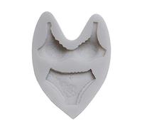 Stampo in silicone realistico a forma di biancheria intima da donna per fondente dessert pressatura decorazione cioccolato stampo resina stampi per pettine per capelli