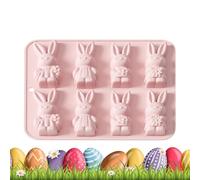 Stampo in silicone resistente al calore a forma di coniglio | Stampo per cioccolato in silicone per fare biscotti, prodotti da forno, torte, dessert, saponi, candele e artigianato