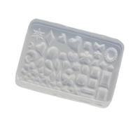 Stampo in silicone resistente alla temperatura con fiocco di neve e farfalla design creativo forniture artigianali per la creazione artigianale stampo per sapone di cristallo