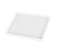 Stampo in silicone rettangolare 4 diverse dimensioni Produzione di resina epossidica per ornamenti da tavolo creativi che fanno vassoio Suppl Stampo in silicone per colata in resina epossidica