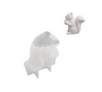 Stampo in silicone riutilizzabile a forma di scoiattoli, stampo unico per creare resina per gli appassionati di artigianato, creazione di gesso in resina e cera attività familiari