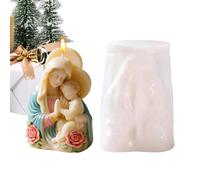 Stampo in silicone riutilizzabile antiaderente per realizzare madri e | Stampo vintage a forma di Vergine Maria per festa del Ringraziamento, compleanno, ufficio, casa, scrivania, scuola
