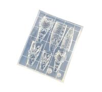 Stampo in silicone riutilizzabile con nastro a cuore in rilievo per manicure professionale e creazione gioielli Stampo a cuore riutilizzabile