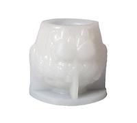 Stampo in silicone riutilizzabile per cestino di fiori di rosa, decorazione in resina e gesso