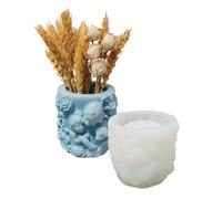 Stampo in silicone riutilizzabile per contenitori in resina con bel design in rilievo per madre e figlia, ideale per la creazione di regali