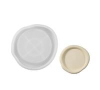 Stampo in silicone riutilizzabile per piastra espositiva per la lavorazione sottobicchieri in resina, vassoi, portasapone, portagioie, decorazioni per la casa, stampo in silicone