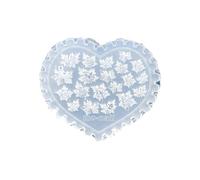 Stampo in silicone riutilizzabile per stencil per unghie con motivi ispirati alla, funghi, foglie d ' acero, motivi a cuore, funghi, foglie d ' acero, unghie, stampo