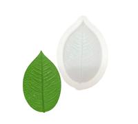Stampo in silicone robusto a forma di foglia, strumento di decorazione per torte per fondente e cioccolato, perfetto per cuocere e congelare