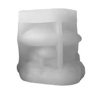 Stampo in silicone robusto a forma di fungo, accessorio creativo per creare e cuocere la casa, decorazione per la casa