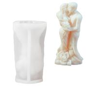 Stampo in silicone robusto con design dettagliato a forma di bacio, per San Valentino, profumato, creazione romantica, bacio