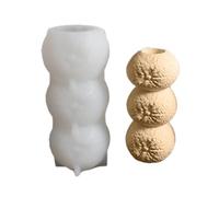 Stampo in silicone robusto e flessibile impilato porta candele a forma di frutta, ideale per cene romantiche e decorazioni festive