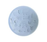 Stampo in silicone robusto per piccoli ciondoli a forma di letto per nail art e progetti artigianali dettagliati stampi in resina antiaderente