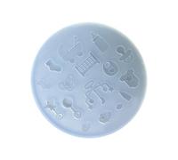 Stampo in silicone robusto per piccoli ciondoli a forma di letto per nail art e progetti artistici dettagliati